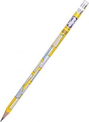 Lapsa Astra Pencil, HB, trekëndor me tabelë shumëzimi, 12 copë