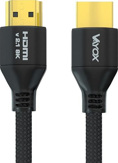Kabllo HDMI Vayox 2.1, 3m, 8K, e zezë