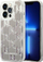 Mbulesë telefoni Karl Lagerfeld Liquid Glitter Monogram për iPhone 14 Pro Max 6.7", hardcase, argjendi