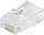 Prizë rrjeti LogiLink RJ45 Cat6, UTP, pass through, 50 copë, transparente
