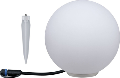 Dritë dekorative për jashtë Paulmann Plug and Shine Globe, LED 235lm 24V, 3000K, e bardhë