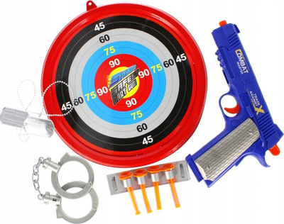 Сет полиција играчка MEGA CREATIVE 526156, со аксесоари, за деца, шарен