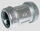 Kupplung uji AGA Twist Socket DN25 1", gize e galvanizuar, gri