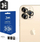 Mbrojtës kamere 3MK Lens Protection Pro për Apple iPhone 13 Pro / 13 Pro Max, xham hibrid, ngjyrë ari