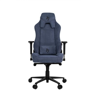 Karrige gaming Arozzi Vernazza Soft Fabric, ergonomike, me mbështetëse të lartë, blu
