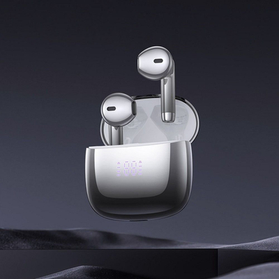 Kufje pa tela Hoco EW62, Bluetooth 5.4, TWS in ear, ngjyrë argjendi