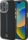 Kapak telefoni Mercedes Silicone Blue Stripe për iPhone 16 Pro Max 6.9", MagSafe, i zi