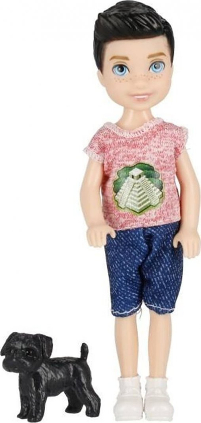 Kukull djalosh Mega Creative Doll Boy, 13cm, me qenush, shumëngjyrëshe