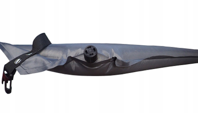 Dyshek vetëfryrës për kamping Kubisport, 186 cm, 5 cm, gri e çelët