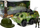 Set lodër ushtarake Leantoys Military Vehicle, makinë me ushtar dhe helmetë, jeshile kamuflazh