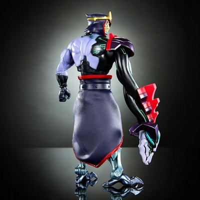 Figurë veprimi Masters of the Universe Revolution Skeletor Techno Arm, 18cm, shumë artikuluar, shumëngjyrëshe
