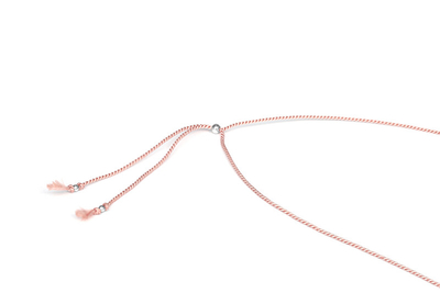 Qafore me rruaza Howlite Agato, bezhë