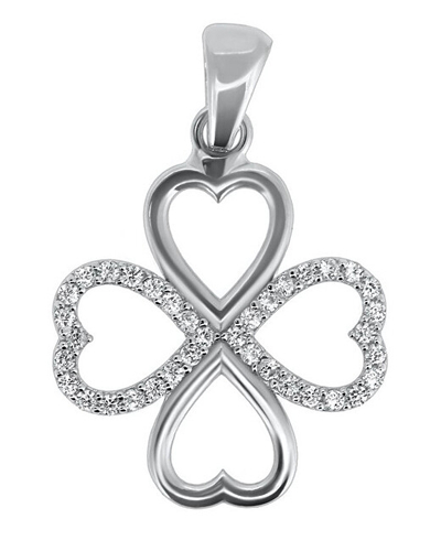 Varëse Brilio Silver Four-Leaf PENT092