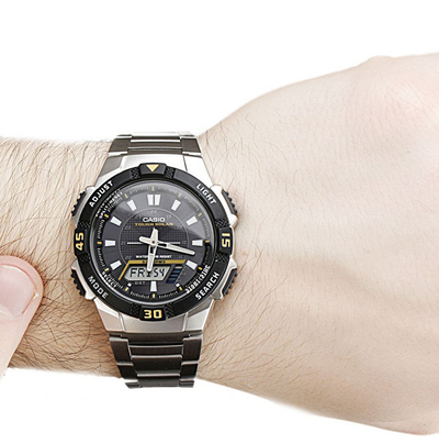 Orë për meshkuj Casio AQ-S800WD-1EVEF, e argjendtë