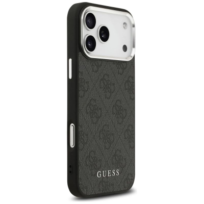 Kapak telefoni Guess 4G Classic Logo MagSafe, për iPhone 17 Pro Max, i zi