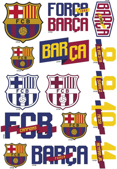 Tatuazhe me ujë Astra FC Barcelona Fan 4 (FC-122)