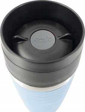 Kupë termike Emsa Travel Mug Classic Wave, 4 orë i nxehtë 8 orë i ftohtë, hapje 360°, inox