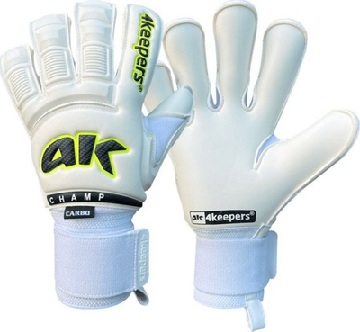Голмански ракавици 4keepers Champ Carbo VI RF2G, големина 8, бели