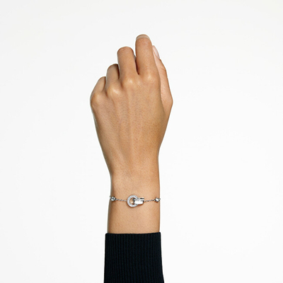 Byzylyk për femra Swarovski Hollow 5636499, 24cm, i argjendtë