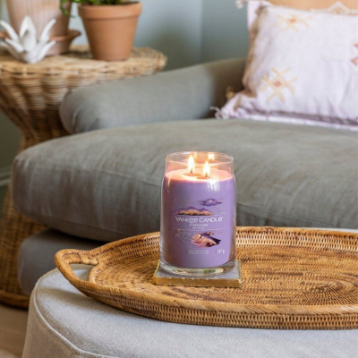 Qiri aromatik Yankee Candle Signature Stargazing, 567 g, 90 orë djegie, kavanoz qelqi
