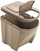 Set kosash riciklimi SORTIBOX ECO WOOD Naturo, 4x25L, plastike me dru, bezhë