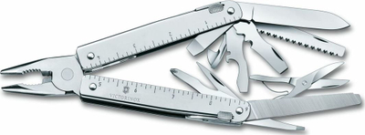 Multimjet Victorinox SwissTool III 3.0327.L, 27 funksione, çelik inoks, ngjyrë argjendi