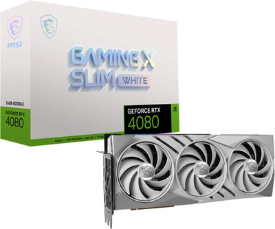 Kartelë grafike MSI GeForce RTX 4080 SUPER Gaming X Slim White 16GB GDDR6X