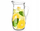 Karafë qelqi për pije, 1L, qelq transparent
