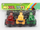 Set lodrash traktor Mega Creative 9978-10A, 3 copë, shumëngjyrësh