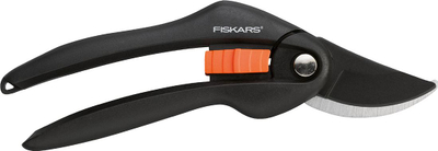 Set kopshtarie Fiskars PowerGear X UPX86 dhe SingleStep, shtyllë teleskopike 4 m, mekanizëm PowerGear, portokalli e zezë
