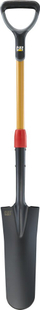 Lopatë drenazhi Cat K-Series Shovel, dorezë D, bisht fiberglasi, e zezë