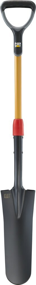 Lopatë drenazhi Cat K-Series Shovel, dorezë D, bisht fiberglasi, e zezë