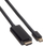 Kабел Roline 11.04.5795, Mini DisplayPort во HDMI, 1m, црн