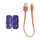 Слушалки JBL Tune Flex Ghost Edition, True Wireless Stereo (TWS), проѕирни / виолетови