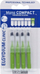 Furça interdentale Elgydium Clinic Mono Compact 6, 2.2mm, jeshile, set me 4 copë