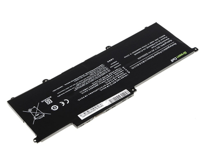 Bateri laptopi Green Cell për Samsung NP900X3B NP900X3C NP900X3D, 5200mAh, 7.4V, e zezë