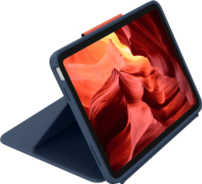 Këllëf tastiere Logitech Rugged Combo 4 për iPad 10, Smart Connector, Classic Blue