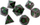 Set zare RPG Rebel, metal, black steel, numra jeshilë