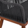 Sofa alumini bambu-look me litar gri 122×60×89 cm (HM5550.01), gri