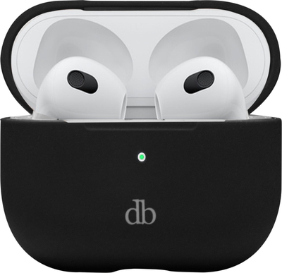 Заштитна обвивка за слушалки Dbramante1928 Costa Rica, за AirPods 3rd Gen, црна