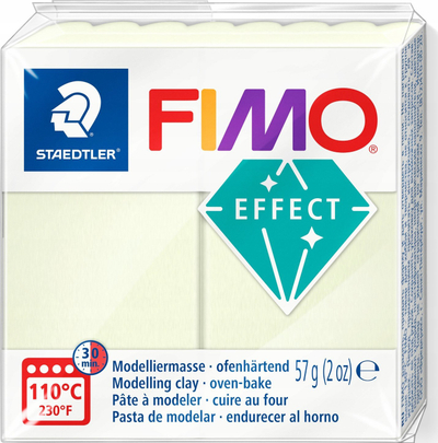 Argjilë polimerike Staedtler Fimo Nightglow Effect, 2 oz, që ndriçon në errësirë