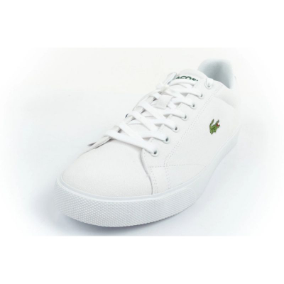 Atlete burrash Lacoste Lerond Set 125 1 M, material tekstil, shollë gome, ngjyrë e bardhë