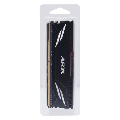 RAM për kompjuter tavoline AFOX Gaming DDR4, 8GB, 3200MHz CL16, i zi
