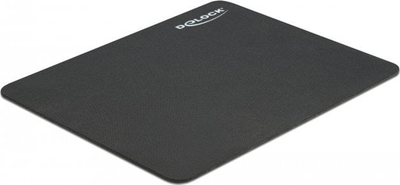 Mousepad DeLOCK 12005, sipërfaqe e lëmuar, kundër rrëshqitjes, i zi