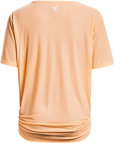 Bluzë sportive Under Armour Deep V, mëngë të shkurtra, performancë, e verdhë