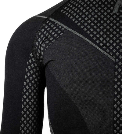 Bluzë termoaktive Alpinus Active Base Layer W GT43180, për goca, me mëngë të gjata, e zezë me gri