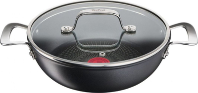 Tenxhere me kapak Tefal, 26 cm, e zezë