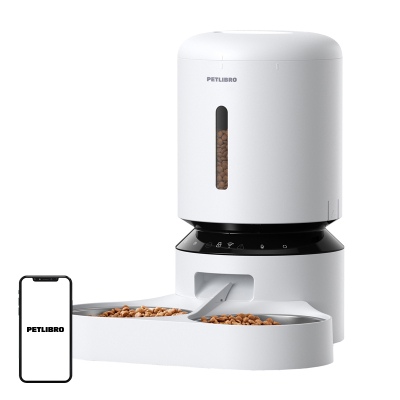 Karikues Petlibro Granary me dy tasë, Wifi, 5L (i bardhë)
