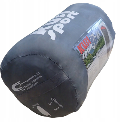 Thes gjumi kampingu Kubisport Mummy 210 cm, i lehtë, gri
