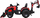 Traktor elektrik për fëmijë Buggy 720 T, 12V, me rimorkio, i kuq